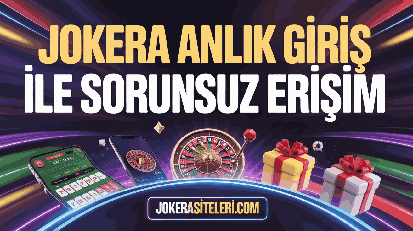 Jokera Anlık Giriş İle Sorunsuz Erişim