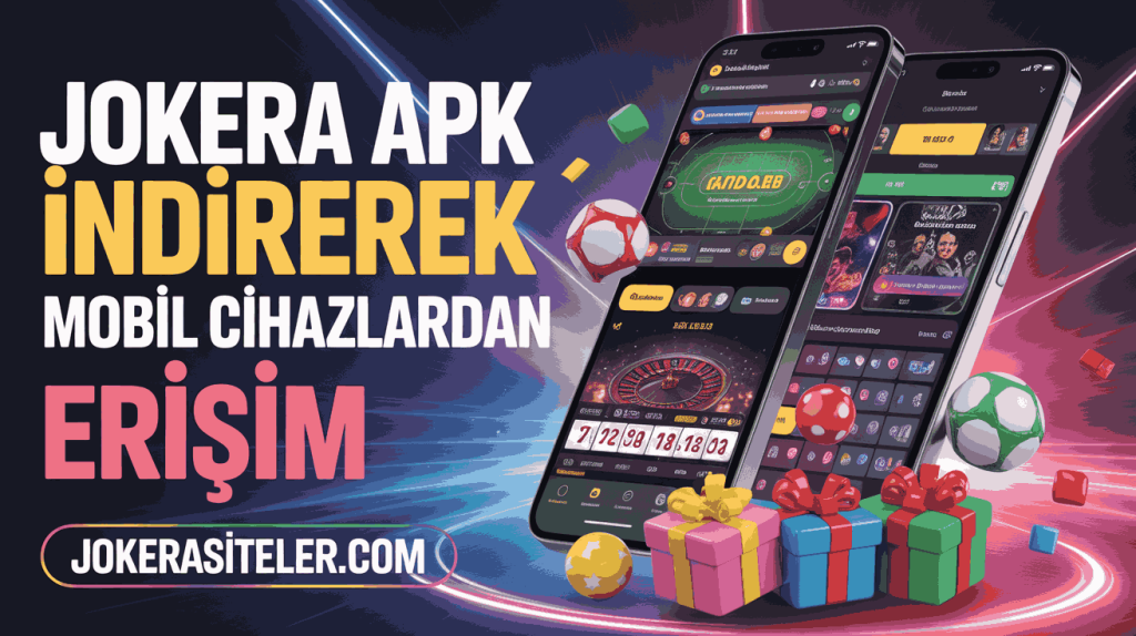 jokera apk indirerek mobil cihazlardan erisim