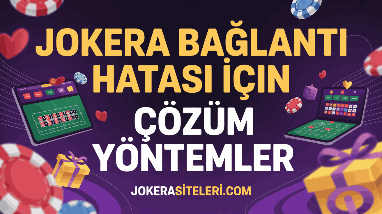 Jokera Bağlantı Hatası İçin Çözüm Yöntemler