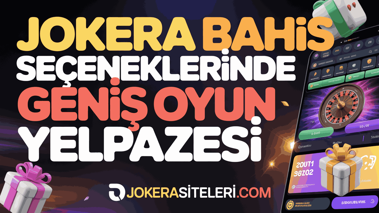 Jokera Bahis Seçeneklerinde Geniş Oyun Yelpazesi