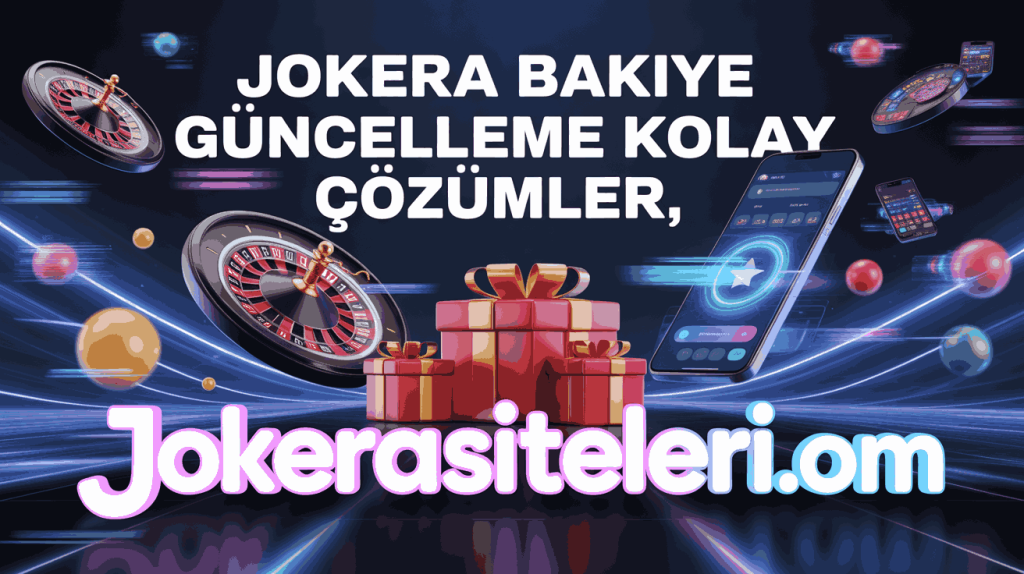 jokera bakiye guncelleme kolay cozumler