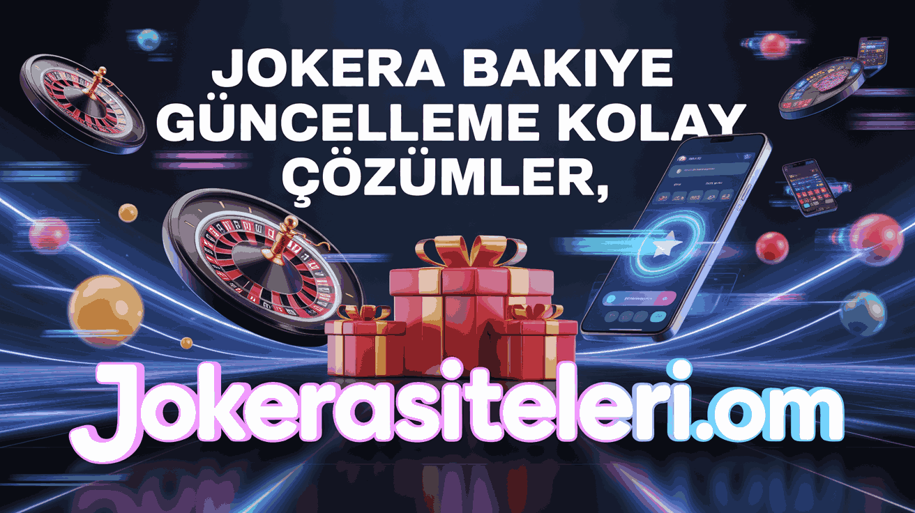 Jokera Bakiye Güncelleme Kolay Çözümler