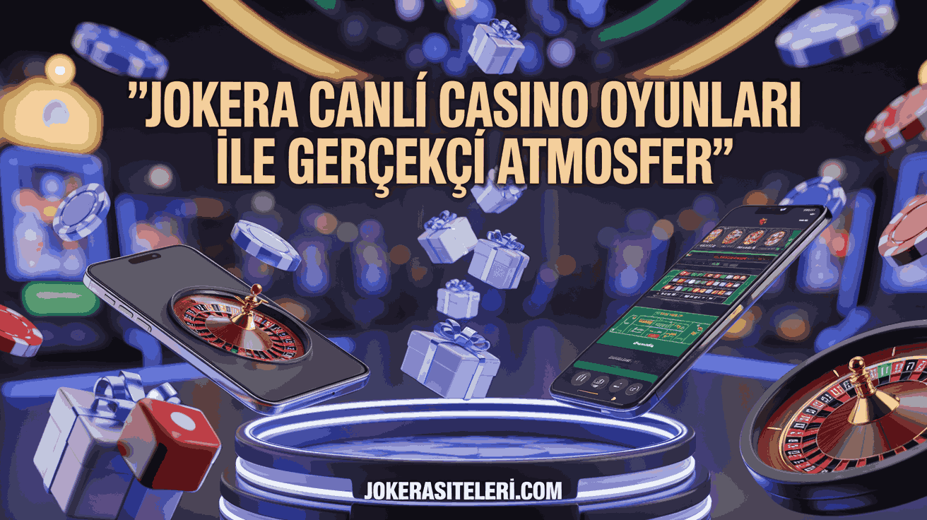 Jokera Canlı Casino Oyunları ile Gerçekçi Atmosfer