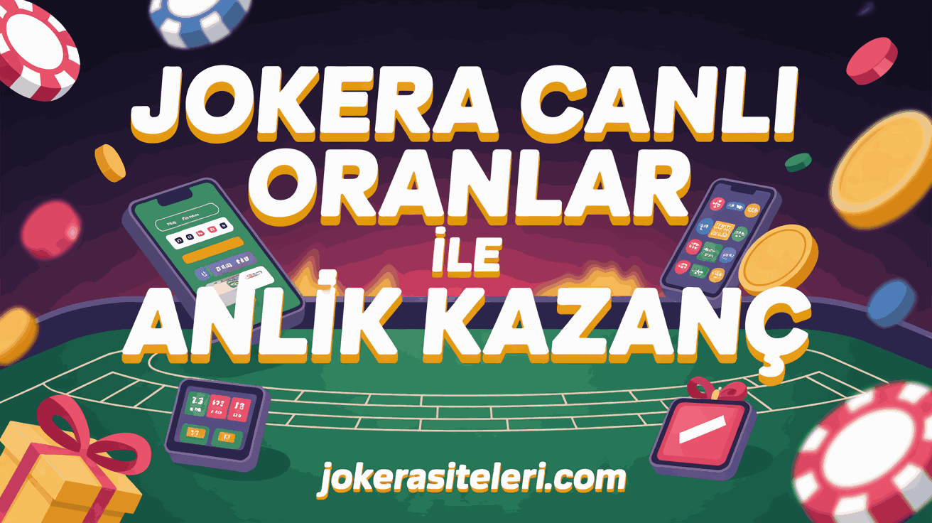 Jokera Canlı Oranlar ile Anlık Kazanç