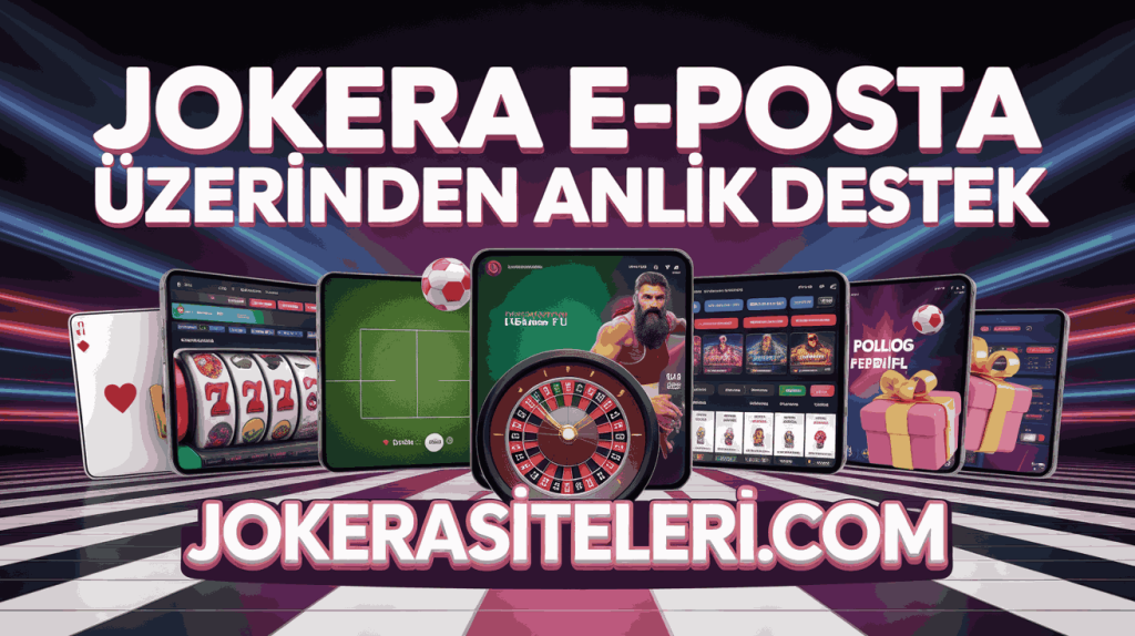 jokera e-posta uzerinden anlik destek