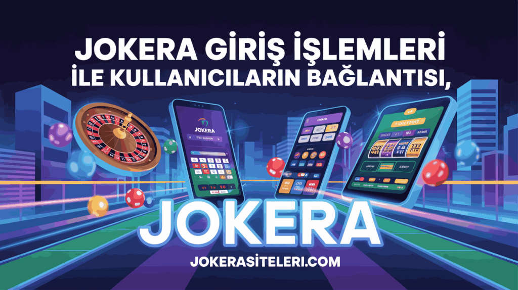 jokera giris islemleri ile kullanicilarin baglantisi