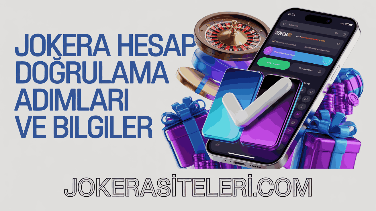 Jokera Hesap Doğrulama Adımları ve Bilgiler