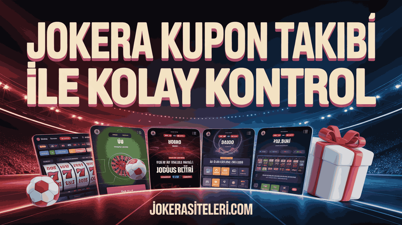 Jokera Kupon Takibi ile Kolay Kontrol
