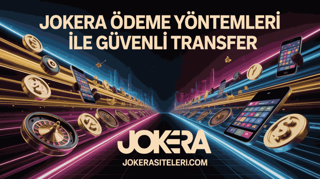 jokera odeme yontemleri ile guvenli transfer
