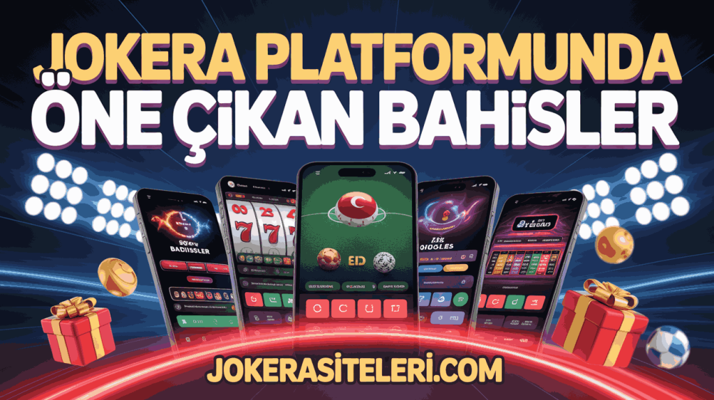 jokera platformunda one cikan bahisler