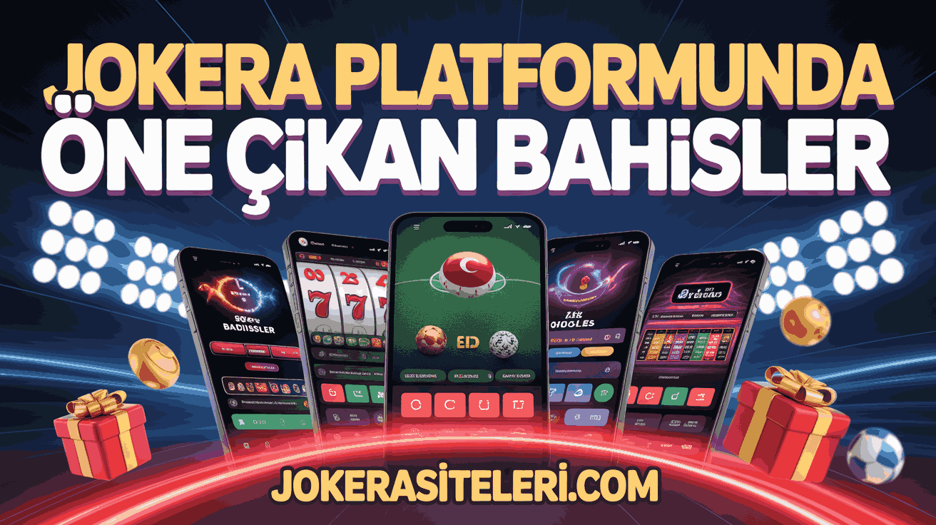 jokera platformunda one cikan bahisler