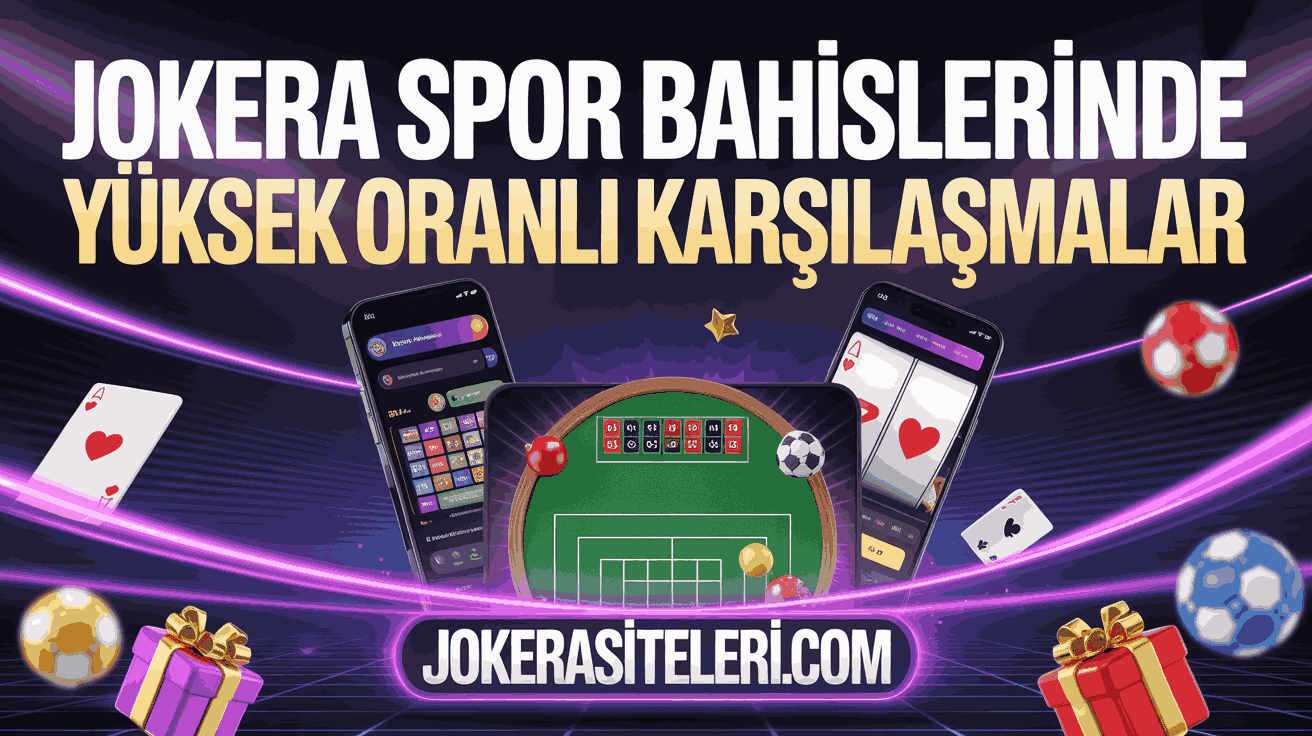 Jokera Spor Bahislerinde Yüksek Oranlı Karşılaşmalar