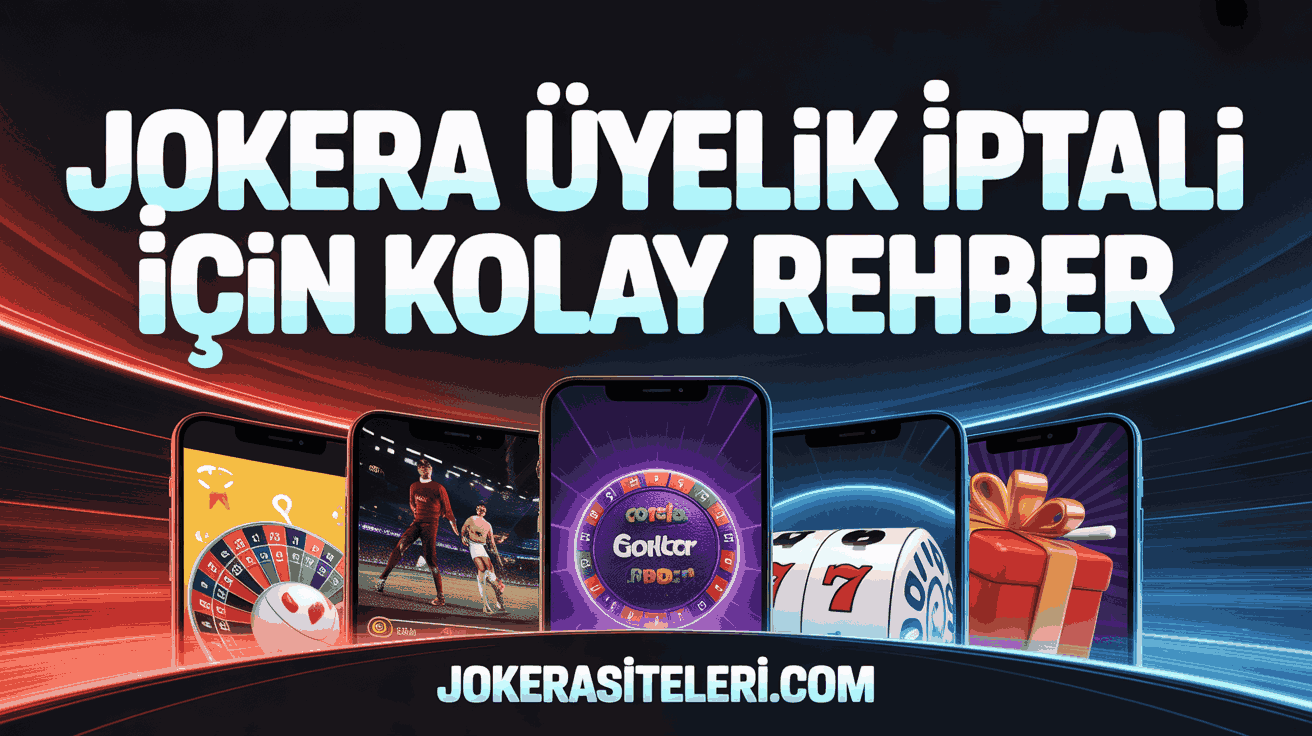 Jokera Üyelik İptali İçin Kolay Rehber