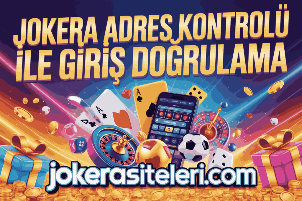 jokera adres kontrolu ile giris dogrulama