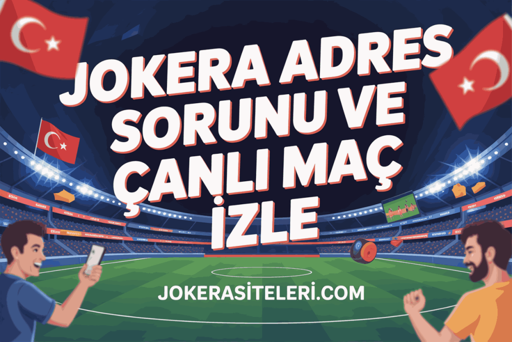 jokera adres sorunu ve canli mac izle