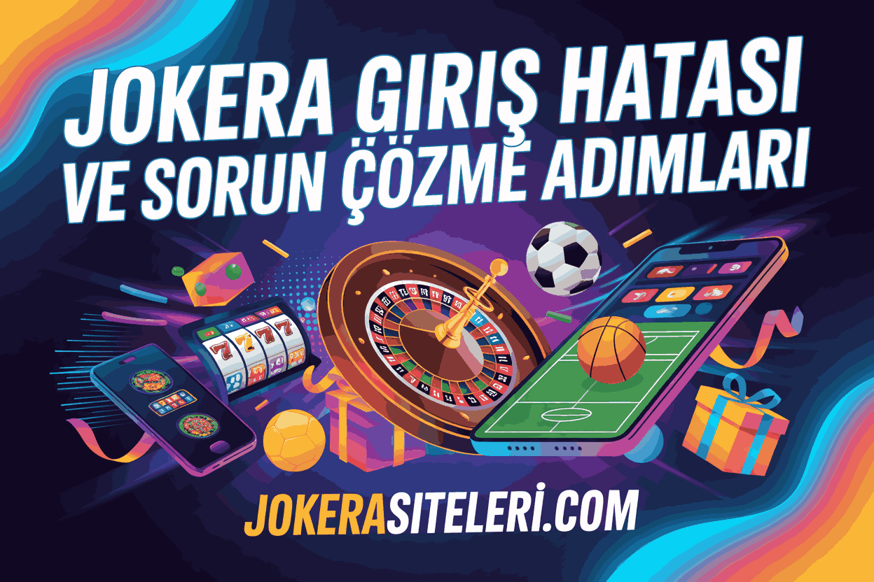 Jokera Giriş Hatası ve Sorun Çözme Adımları