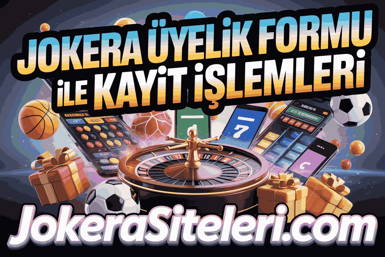 Jokera Üyelik Formu ile Kayıt İşlemleri