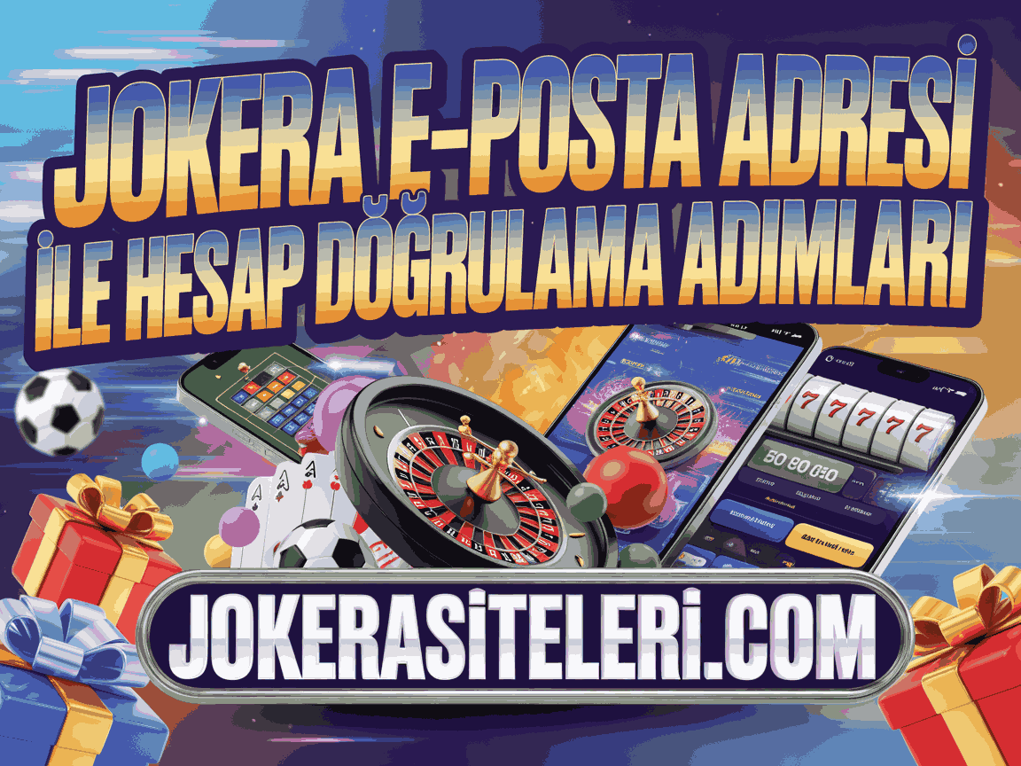 Jokera E-Posta Adresi İle Hesap Doğrulama Adımları