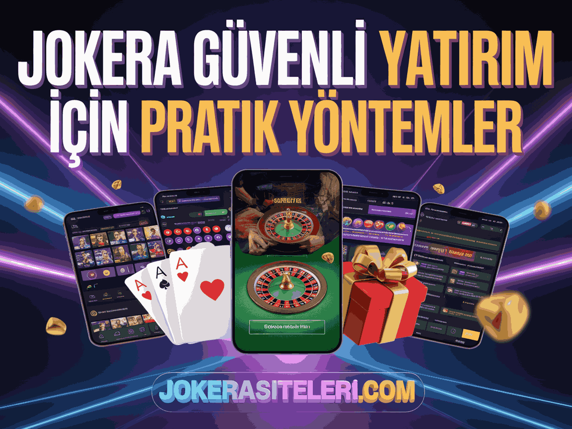 Jokera Güvenli Yatırım İçin Pratik Yöntemler