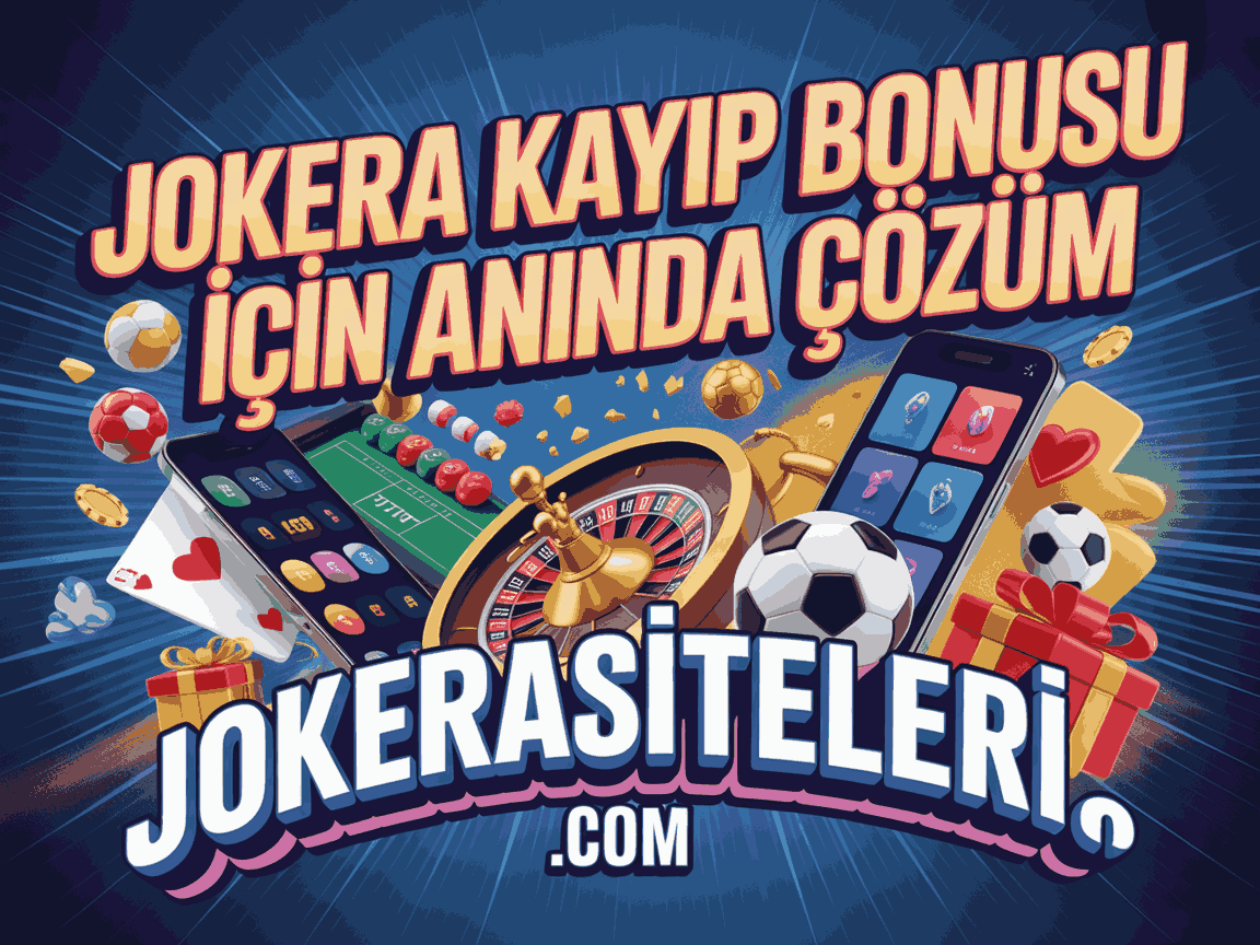 Jokera Kayıp Bonusu İçin Anında Çözüm