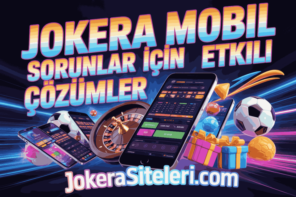 jokera mobil sorunlar icin etkili cozumler