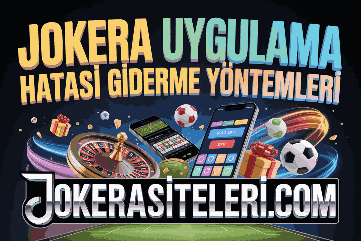 Jokera Uygulama Hatası Giderme Yöntemleri