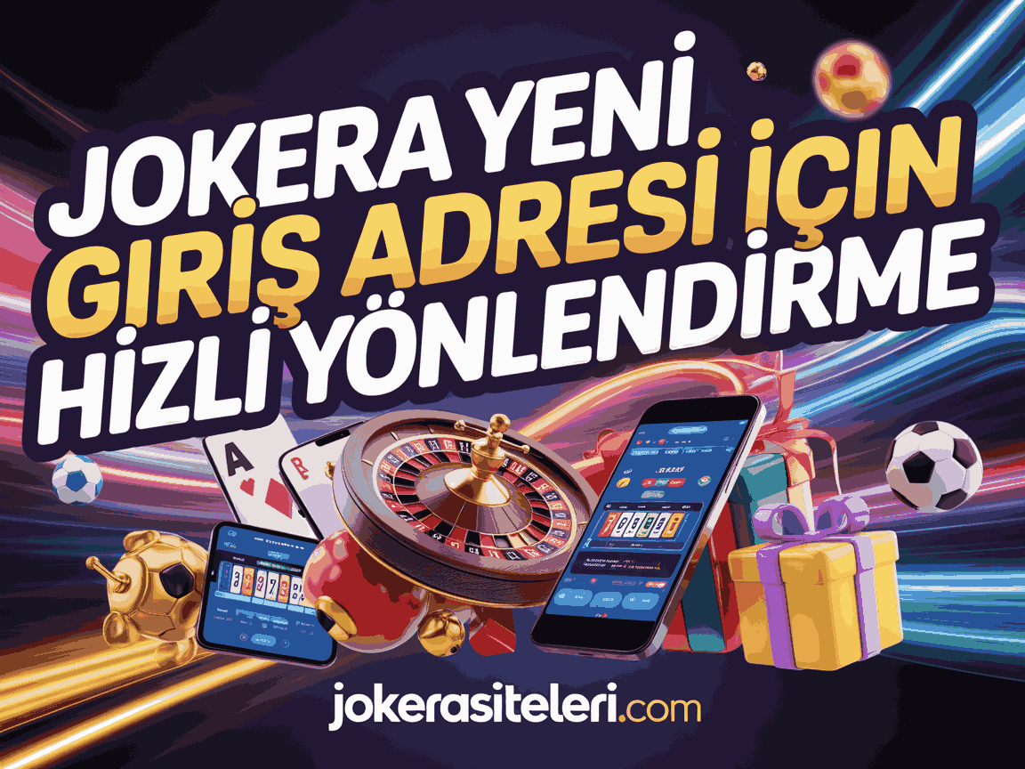 Jokera Yeni Giriş Adresi İçin Hızlı Yönlendirme