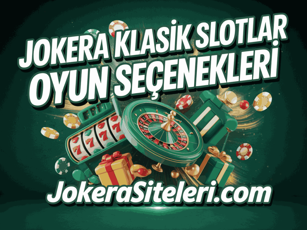 jokera klasik slotlar oyun secenekleri