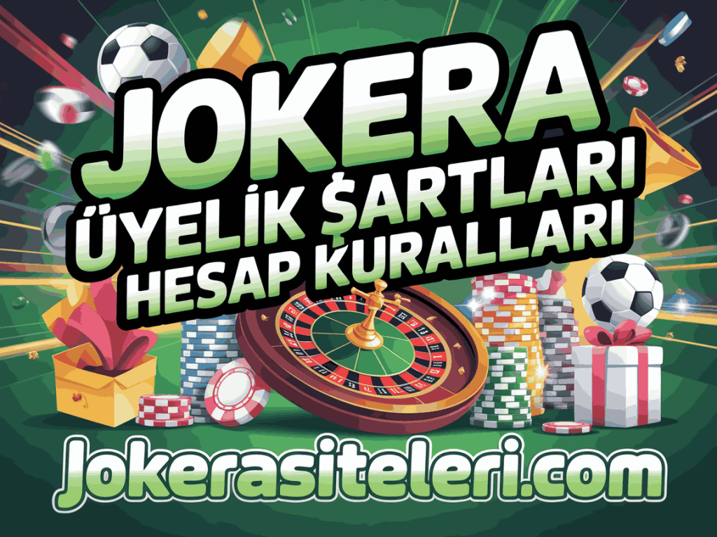 jokera uyelik sartlari hesap kurallari