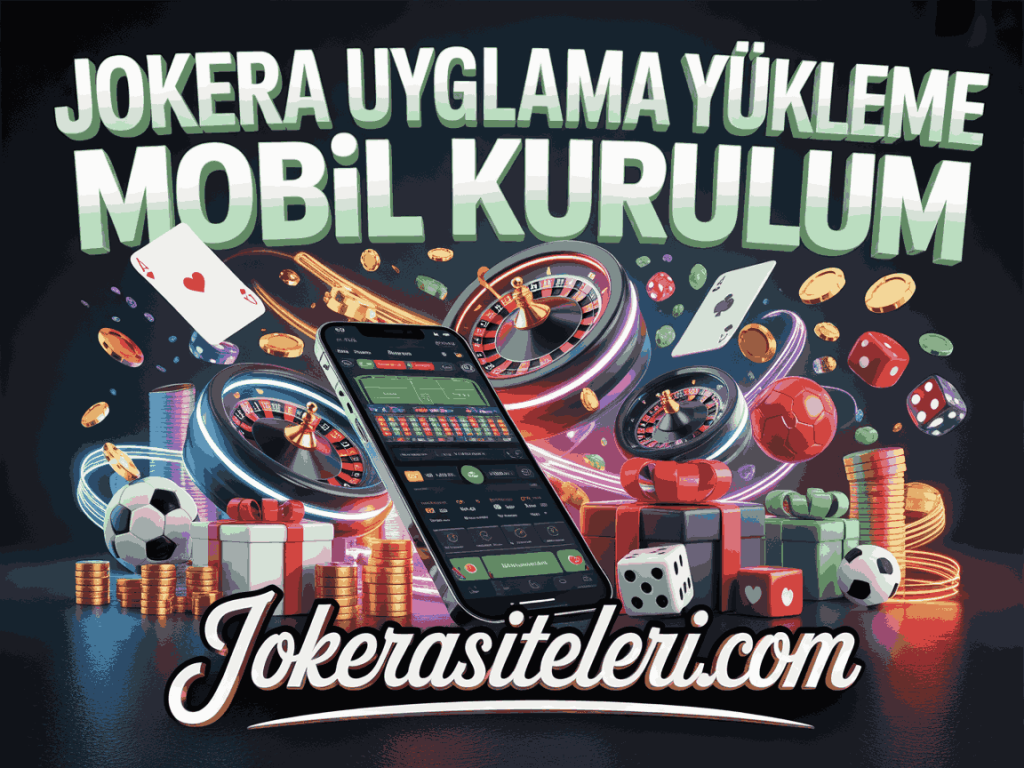 jokera uygulama yukleme mobil kurulum